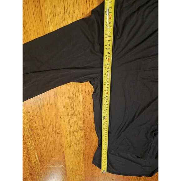 Barefoot dreams Blouse LUXE MILK JERSEY Long Sleeve Split Neck Size Large Modal - Picture 4 of 9